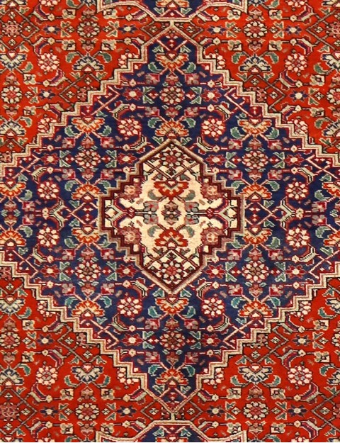 Orange Persien Hamadan Patina  250 x 147 cm