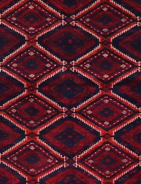 Rød persia Balooch 197 x 110 cm - view 4
