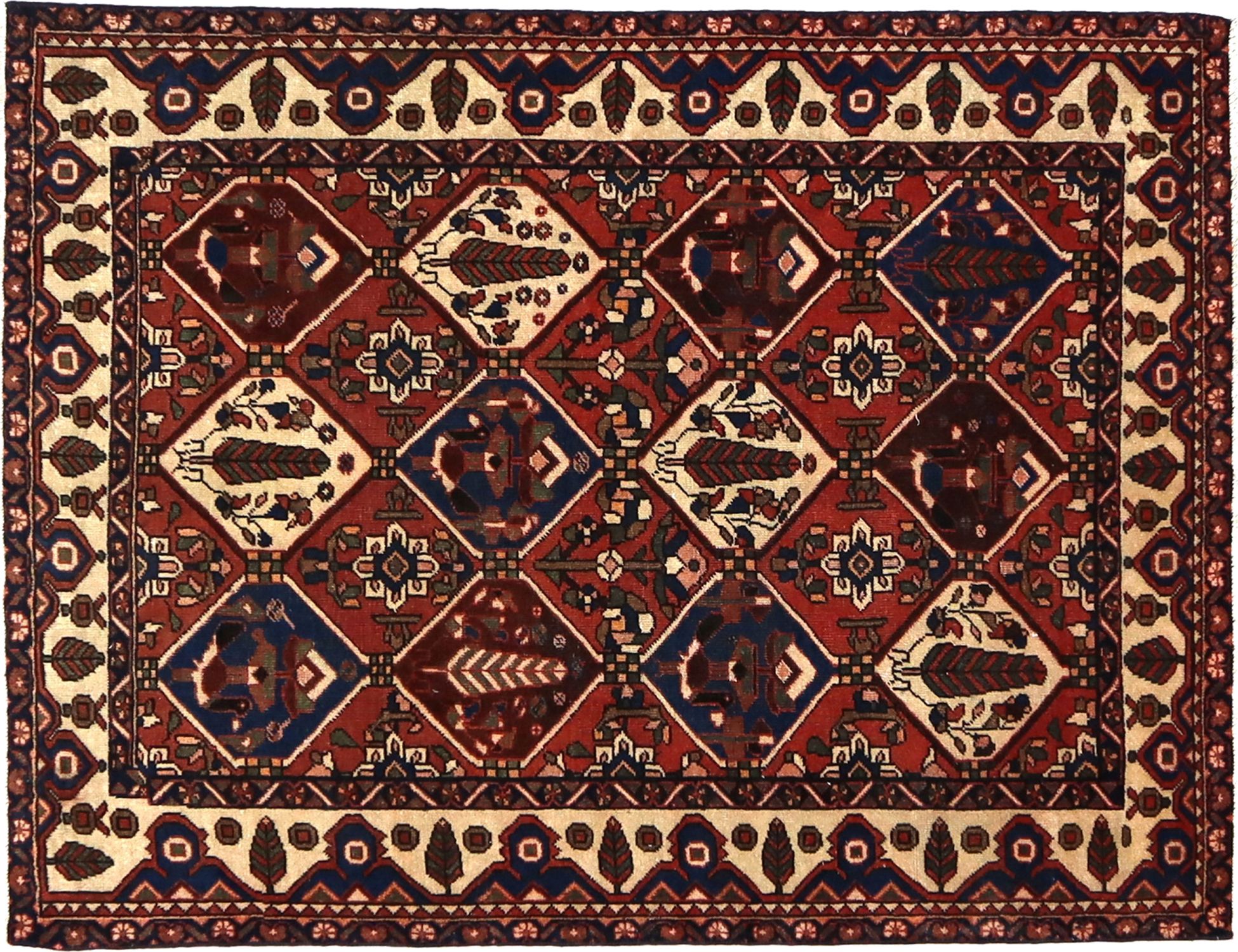 Bakhtiar Patina  marrone <br/>195 x 151 cm