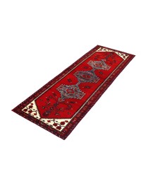 Röda Persien Hamadan Patina  301 x 77 cm