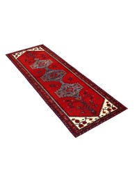 Röda Persien Hamadan Patina  301 x 77 cm