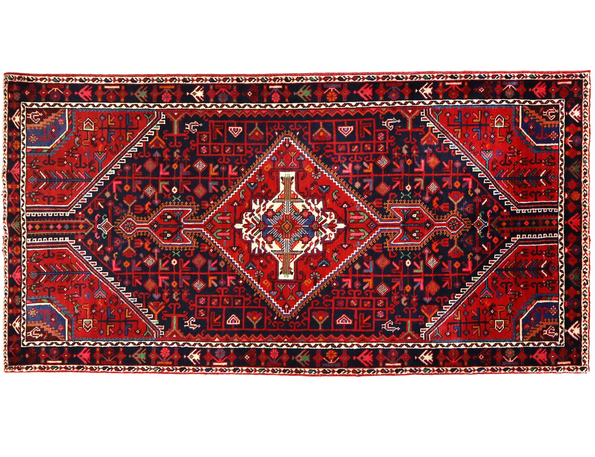 Hamadan Patina  rosso <br/>296 x 155 cm