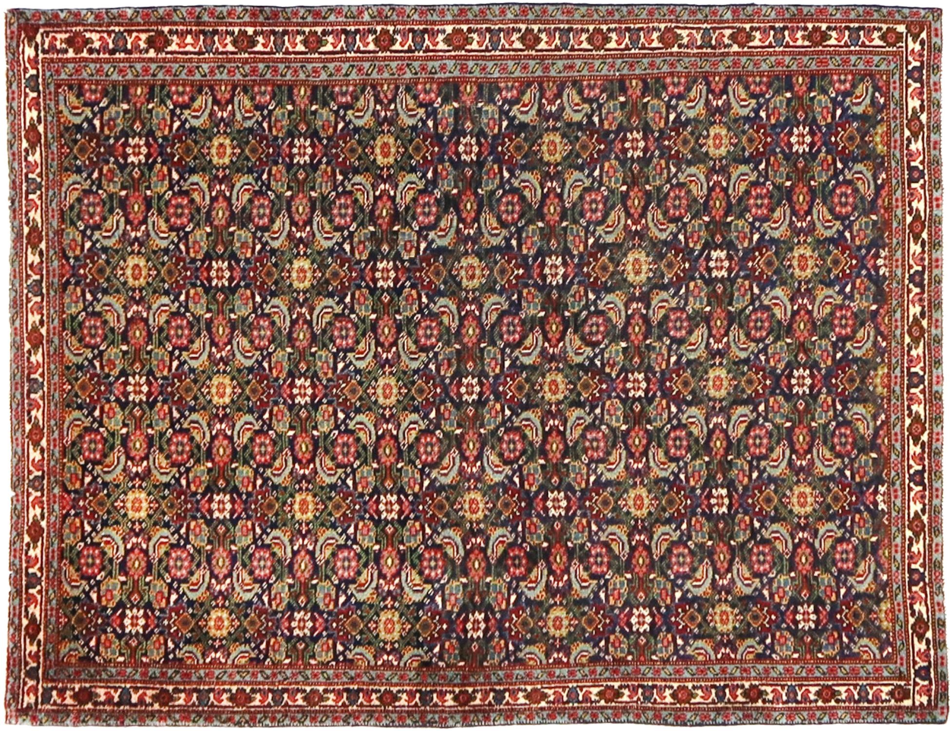 Tabriz Patina  blu <br/>156 x 110 cm