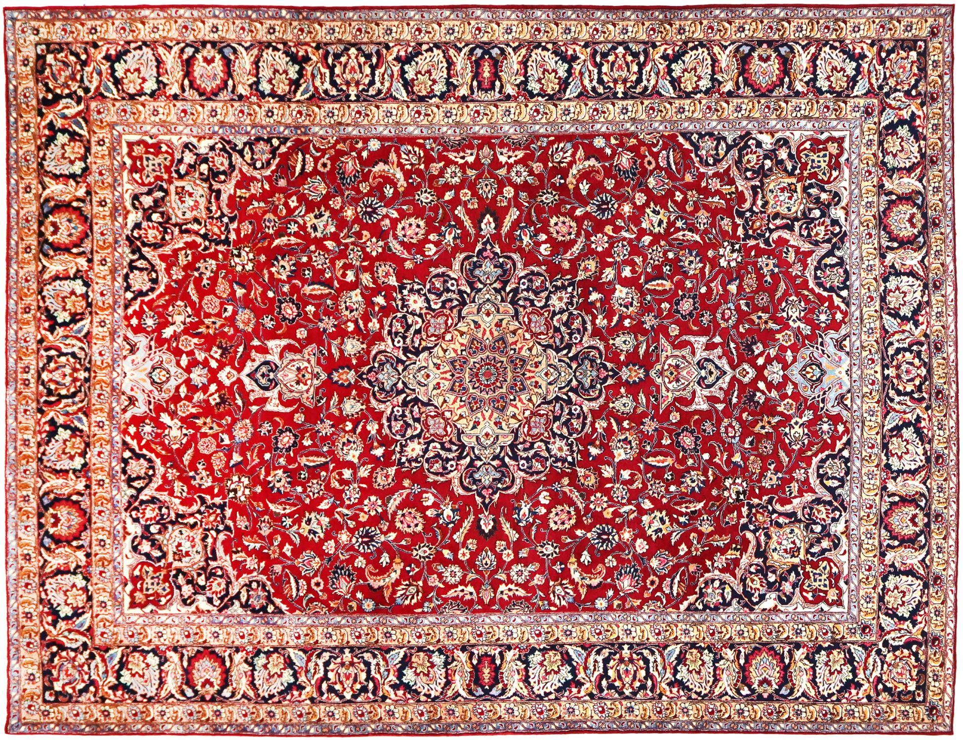 Kashmar Patina  rosso <br/>370 x 293 cm