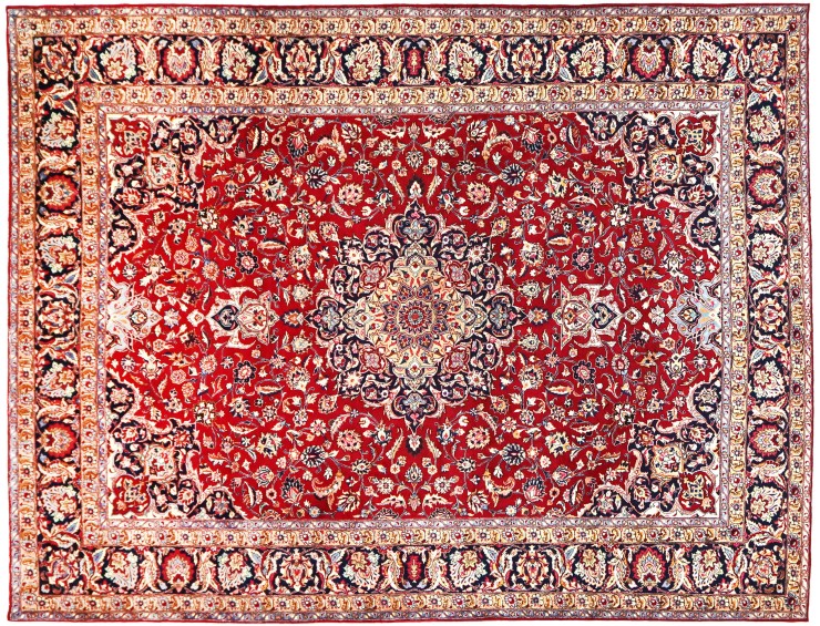 Rood Perzië Kashmar Patina  370 x 293 cm