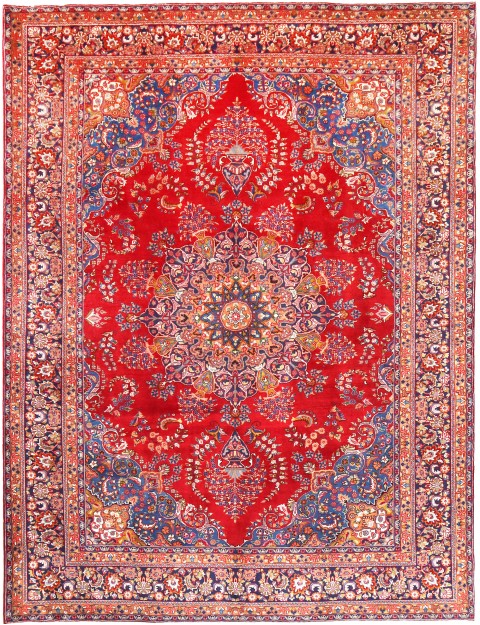 Rød Persia Khorasan Patina  390 x 295 cm