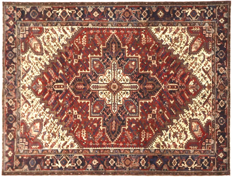 Red  Persia Heriz  325 x 245 cm