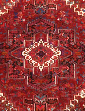 Rouge Persan Heriz  370 x 307 cm