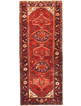Rød Persia Heriz  270 x 115 cm