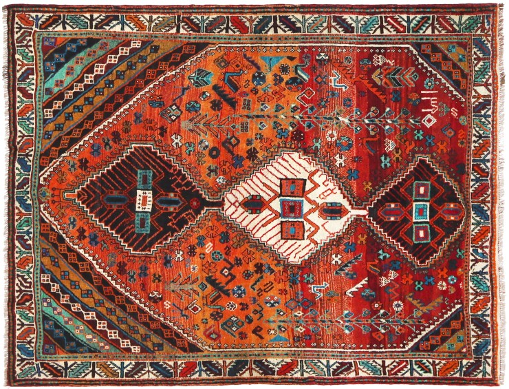Monivärinen Persia Shiraz  219 x 189 cm
