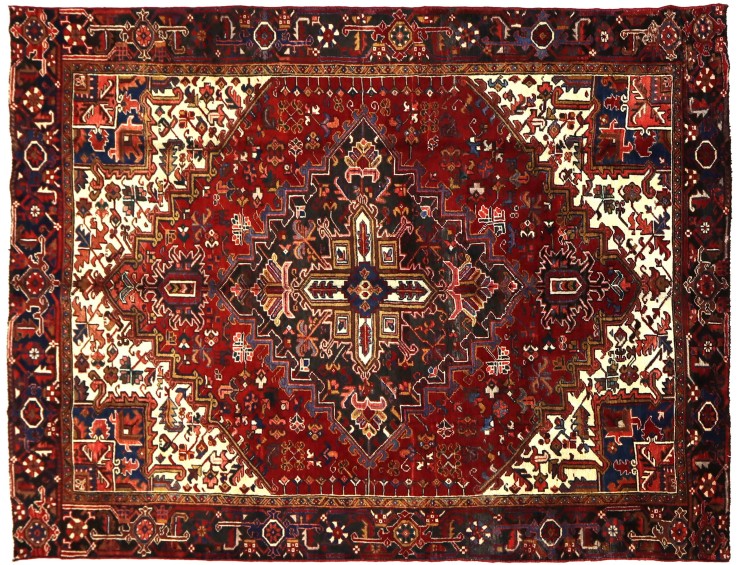 Red  Persia Heriz  270 x 193 cm