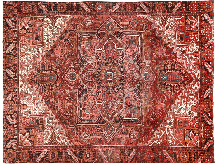 Rot Persien Heriz  400 x 294 cm