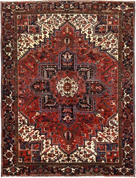 Röda Persien Heriz  317 x 233 cm