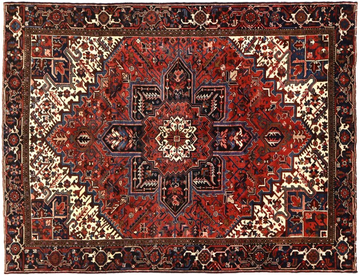 Red  Persia Heriz  317 x 233 cm