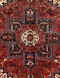 Red  Persia Heriz  317 x 233 cm