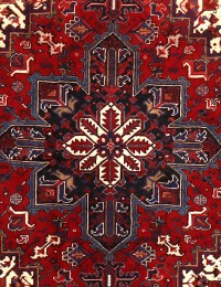 Rot Persien Heriz  262 x 232 cm