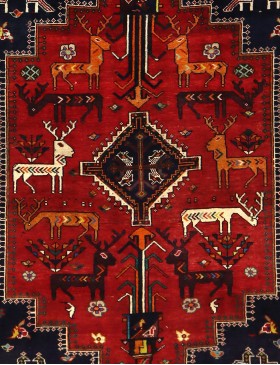 Rood Perzië Shiraz  274 x 197 cm