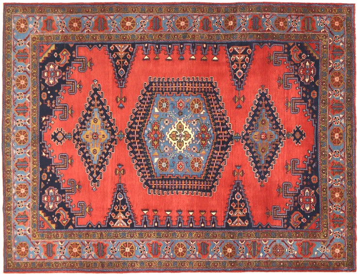 Rød persia Vis  322 x 200 cm
