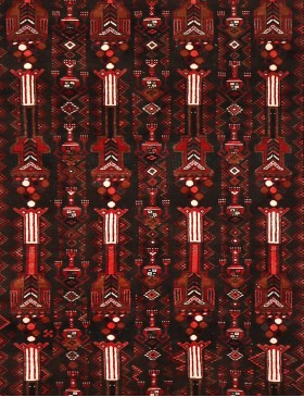 Rot Persien Hamadan  284 x 156 cm