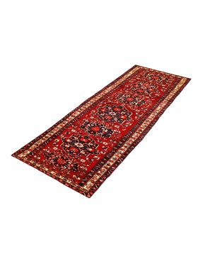 Red  Persia Hamadan  438 x 97 cm