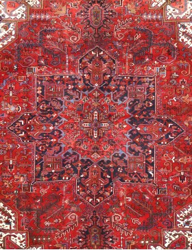 Rød Persia Heriz  386 x 302 cm