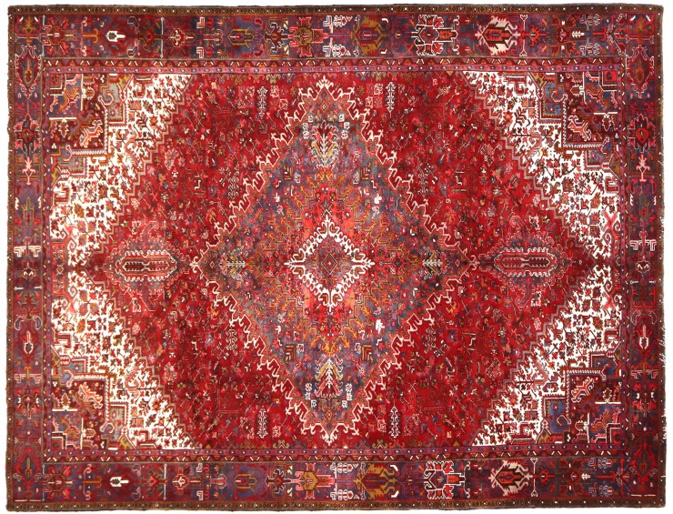 Rot Persien Heriz  386 x 315 cm