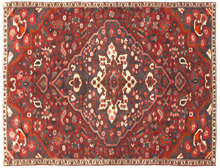 Röda Persien Bakhtiar  275 x 170 cm