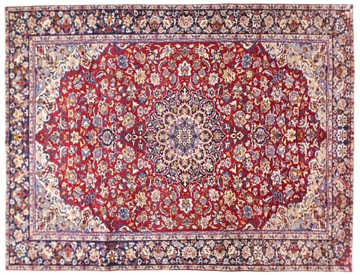 Rød Persien Keshan Patina 410 x 275 cm