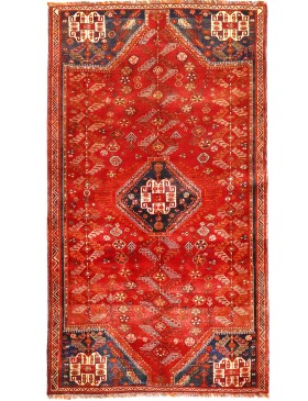 Rød Persien Shiraz  258 x 150 cm