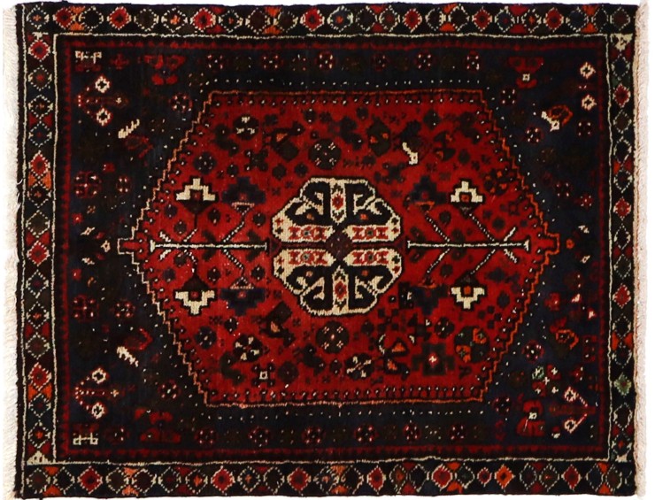 Rød Persien Shiraz 105 x 70 cm