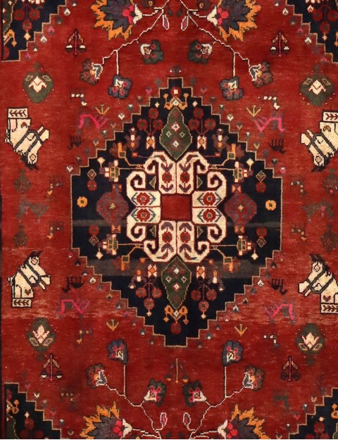 Rot Persien Shiraz  307 x 147 cm