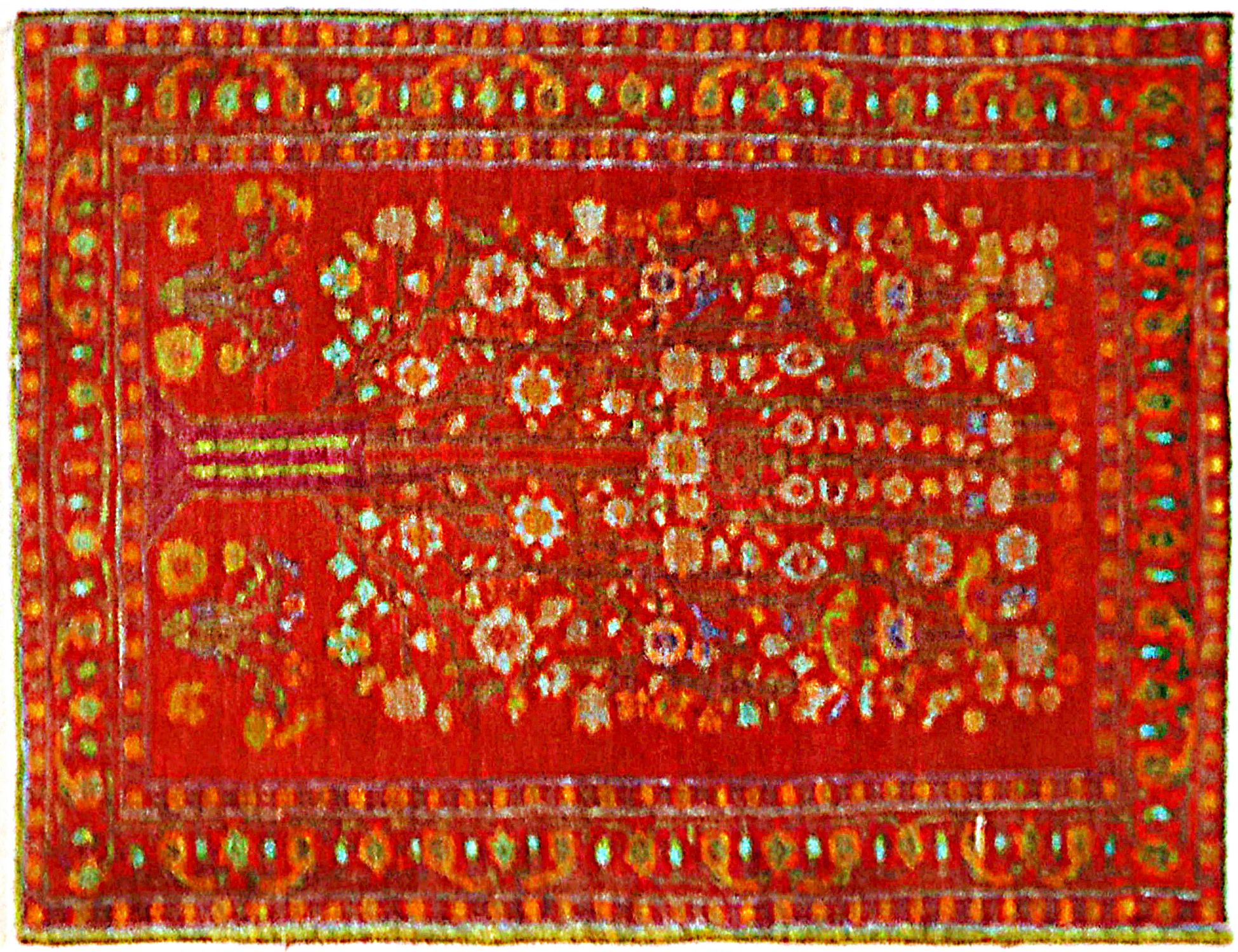 Persian Gabbeh  red  <br/>144 x 93 cm