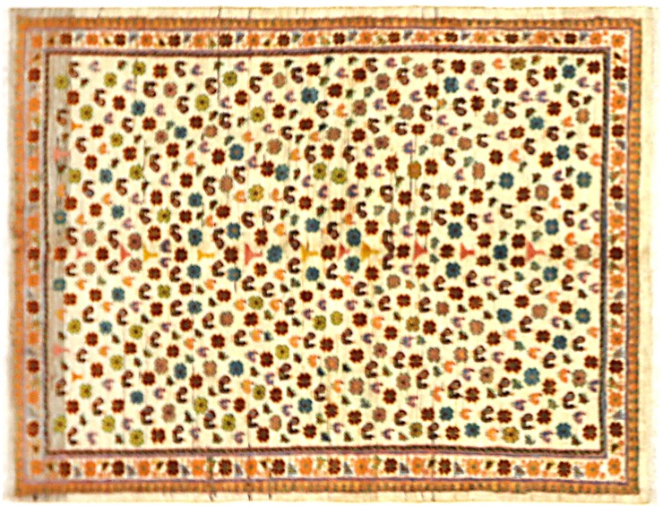 Beige Persien Persisk Gabbeh  197 x 150 cm