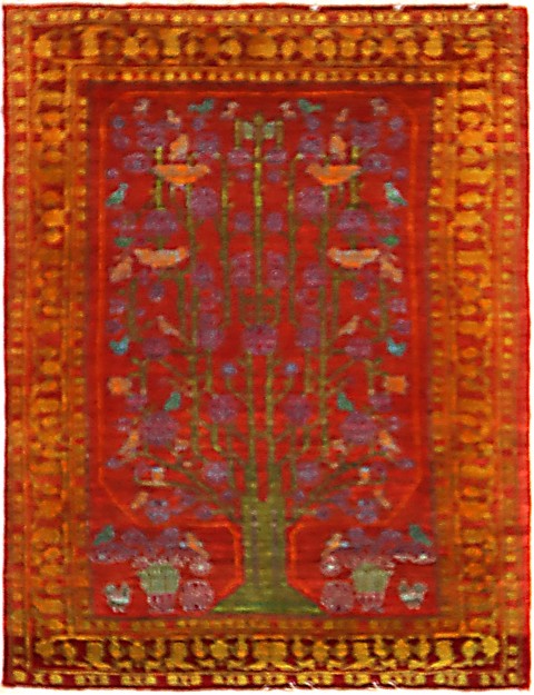 Orange Persien Persischer Gabbeh  145 x 93 cm