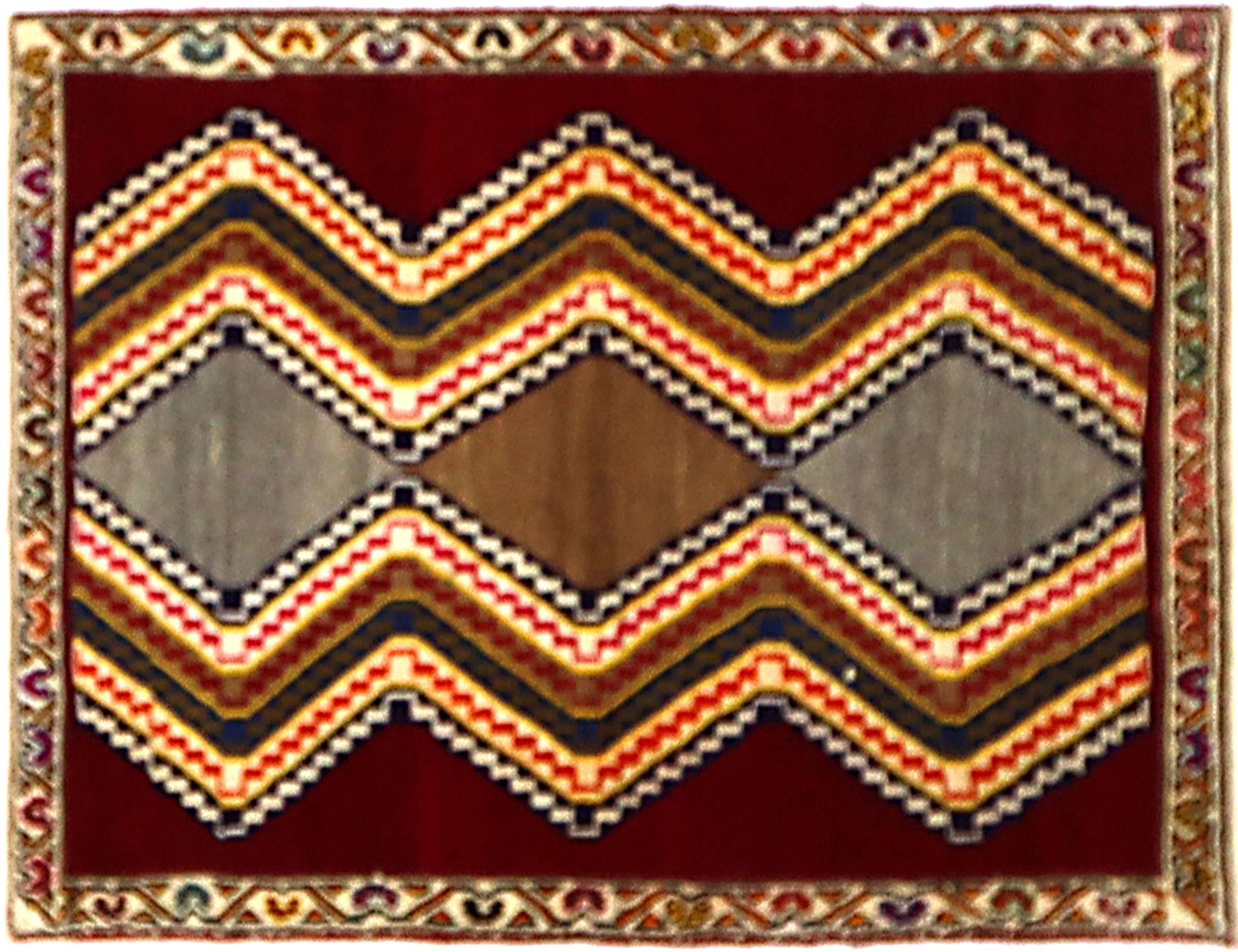 Persian Gabbeh  multicolor  <br/>130 x 86 cm
