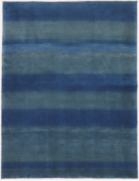 Blau Persien Persischer Gabbeh  242 x 167 cm