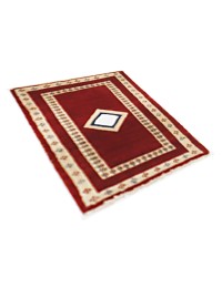 Röda Persien Persisk Gabbeh  90 x 60 cm