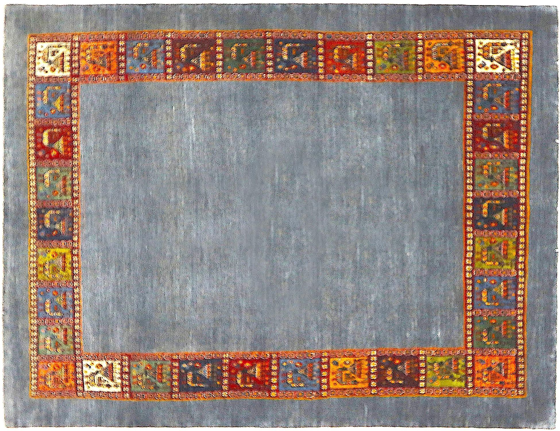Persian Gabbeh  blue <br/>239 x 177 cm