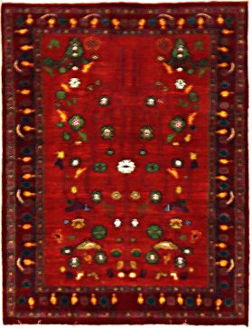 Persian Gabbeh 147 x 88 red 