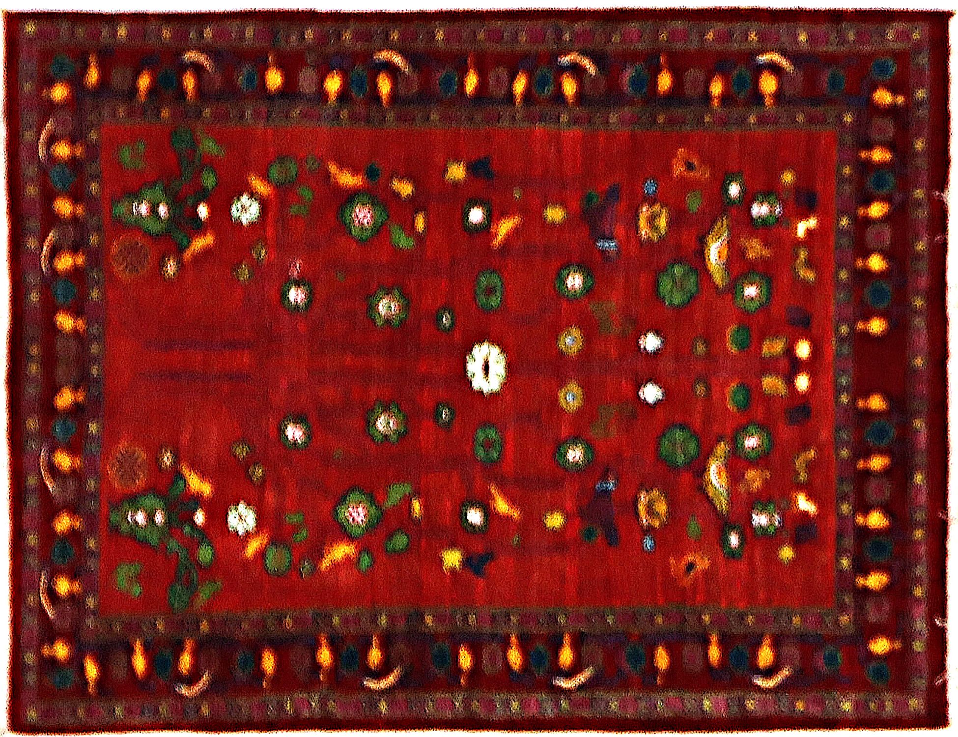 Perzische Gabbeh  rood <br/>147 x 88 cm