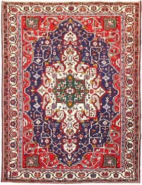 Blauw Perzië Bakhtiar Patina  310 x 223 cm