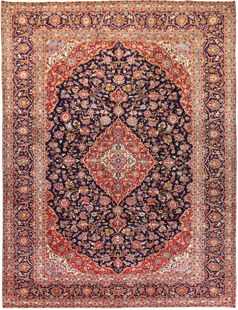 Blau Persien Keshan 365 x 235 cm