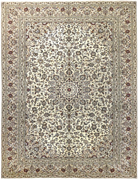 Beige  Persia Kashan Patina  392 x 289 cm