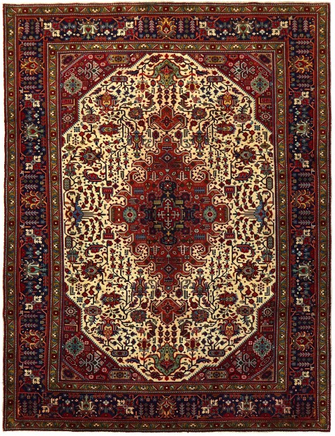 Rot Persien Tabriz Patina 294 x 196 cm