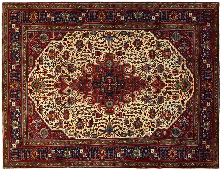 Red Persia Tabriz Patina 294 x 196 cm