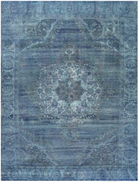 Blau Türkei Vintage Teppich 290 x 197 cm