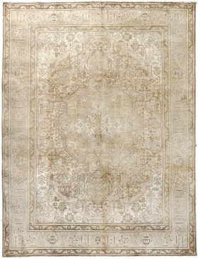 Beige Persien vintage matta  290 x 194 cm