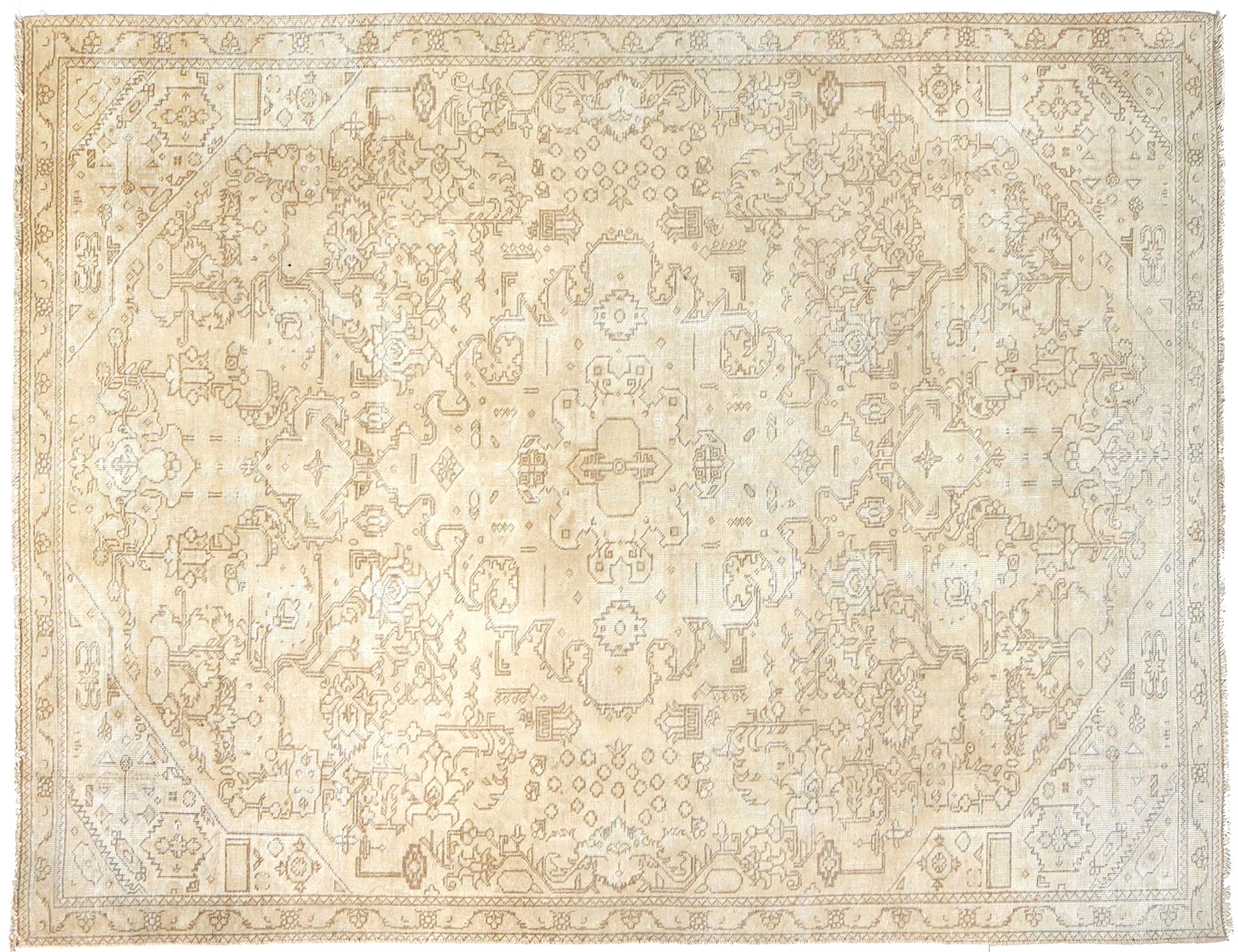 Persian Vintage Carpet  beige  <br/>280 x 182 cm
