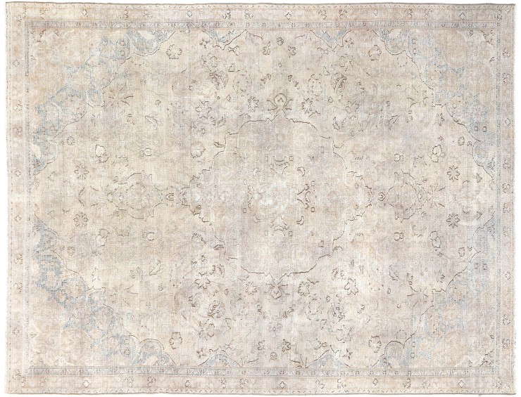 Beige Persien Persisk Vintagetæppe 313 x 220 cm