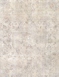 Beige Persien Persisk Vintagetæppe 313 x 220 cm - view 4